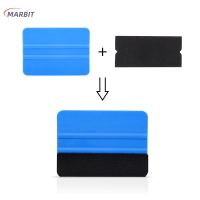 MARBIT 10pcs squeegee รู้สึกผ้าห่อรถขูดหน้าต่างห่อสี