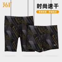 361 swimming trunks mens boxer anti-embarrassment quick-drying loose swimming trunks swimsuit hot spring comfortable professional swimming trunks