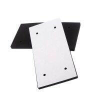 Foam Sander Back Pads Square 18.5x9.3x0.8cm 2 Pcs Easy Installation For 9035 Machine Replacement Accessories Adhesives Tape