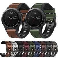 26มม.สำหรับ Garmin Fenix 7X 6X Pro Fenix 5X Puls 3 HR Descent Mk2 Mk2i MK1 TACTIX DELTA สายนาฬิกา QuickFit สร้อยข้อมือ