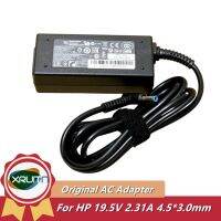 HSTNN-LA40แท้740015-001 19.5V 2.31A 45W ปลายสีน้ำเงินที่ชาร์จอะแดปเตอร์สำหรับกระแสสลับ HP Probook 650 G2โน้ตบุ๊คพีซี TPN-LA04สายไฟและอะแดปเตอร์ HSTNN-CA40