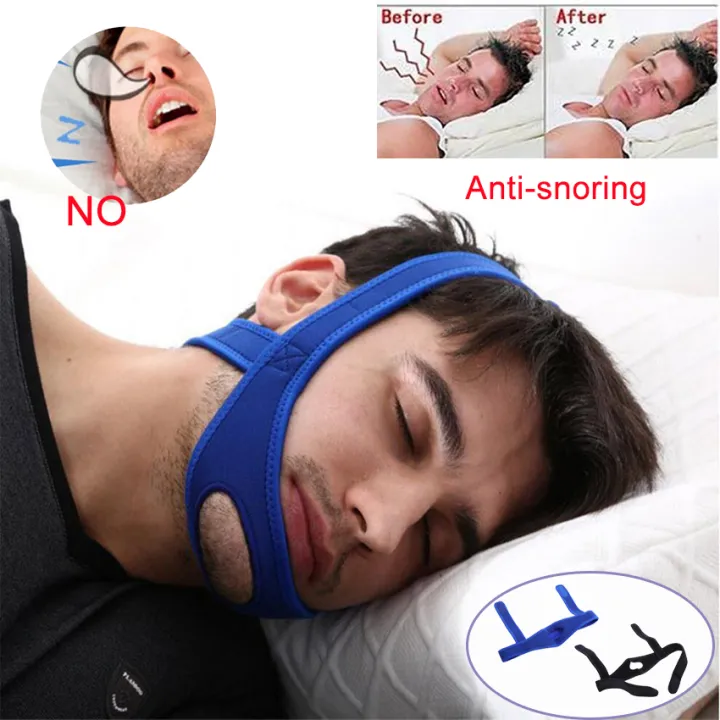 Neoprene Anti Snore Stop Snoring Chin Strap Belt Anti Apnea Jaw Solution Sleep Support Apnea