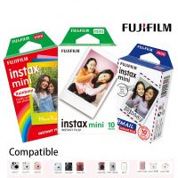 ฟิล์มสำเร็จรูปขนาดเล็ก Fujifilm Instax ฟิล์มสีขาวขอบ3นิ้วฟิล์มกว้างสำหรับกล้องอินสแตนท์ Mini 7S 25 50S 90