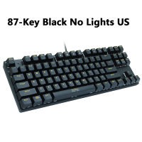 Metoo Edition87 Gaming Mechanical Keyboard Wired USB Anti-ghosting For professional players LED Back light Red blue Switches