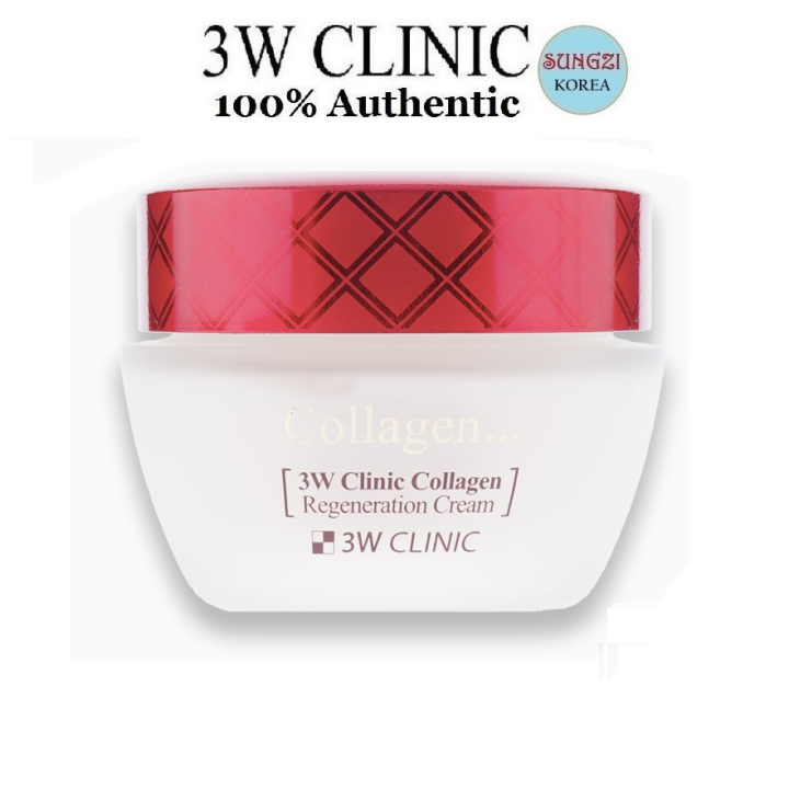 3W CLINIC Collagen Regeneration Cream 60ml Korean Cosmetics (2025 ...