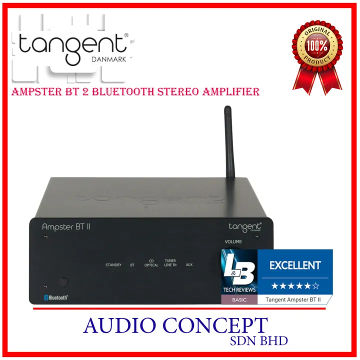 Tangent Ampster Bt 2 Bluetooth Stereo Amplifier Black Lazada 7264