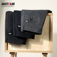 【CC】▲❈❉  Brand New Classic Men Business Pants Fashion stripe Trousers Office Formal