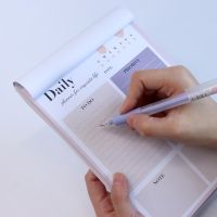 【YD】 52 Sheets Weekly Planner Memo To Do List Schedule Agenda Organizer Morandi Notepads Stationery