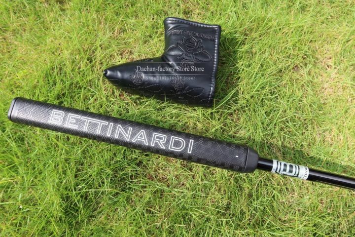 nsbk53eemmt-2023กอล์ฟคลับกอล์ฟพัตเตอร์-bettinardi-queen-b-12-extinction-สีดำ33-34-35นิ้วพร้อมที่ครอบหัวไม้กอล์ฟ