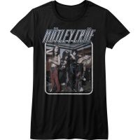 [Hot] Ladies Group Photo Motley Crue Shirt เสื้อคนอ้วนผญ เสื้อยืดชาย เสื้อยืดน่ารักๆ เสื้อครอปสายฝอ