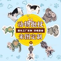 Simulated Pet Pillow With Pictures And Samples Small Batch Cat And Dog Cartoon Plush Cushion Digital Double-Sided Printing With Logo 【JULY】