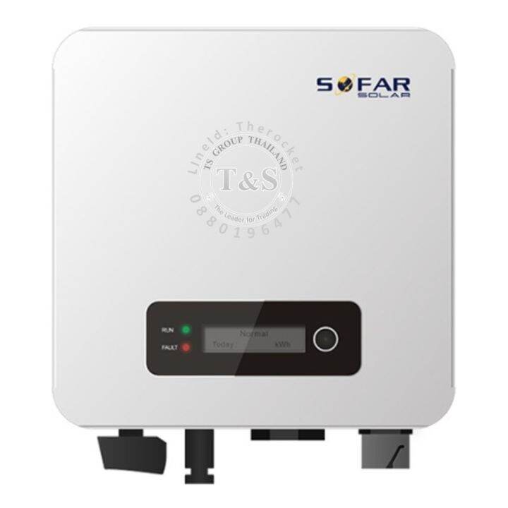 เครื่องศูนย์ไทย-กริดไท-อินเวอร์เตอร์-solar-inverter-1-6-kw-ยี่ห้อ-sofar-grid-tie-on-grid-รุ่น-1600tl-g3-แถม-wifi-โรงงาน-กันย้อนในตัว-แถม-ct-ควบคุมการผลิตกระแสไฟฟ้า