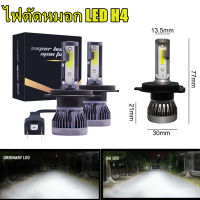 รถยนต์นำไฟหน้ามินิไม่มีพัดลมทั้งหมดในหนึ่งไฟหน้า H1H4 ไฟตัดหมอก LED