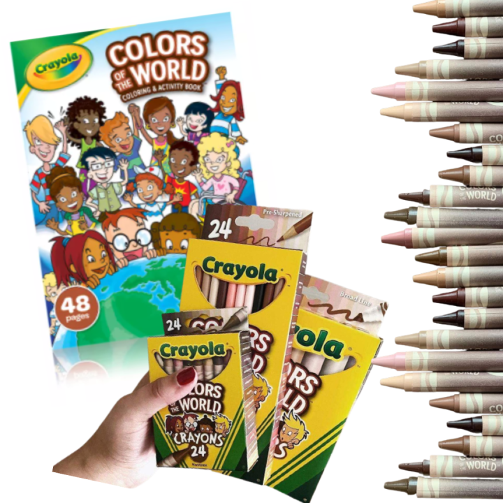 Learn and Play Crayola Colors of the World Crayons 24 Colors Coloring