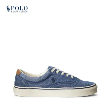 Ralph lauren white hot sale canvas sneakers