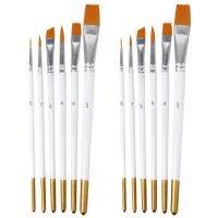 [Kiki tool store] 12 Pieces Watercolor Oil Paint Brush Multi Function Paint Brush Art And Painting Supplies Paint Brushes Brushes