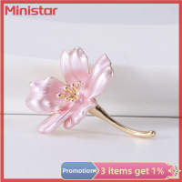 Ministar น้ำมันหยดง่ายเข็มกลัดดอกไม้อุปกรณ์เข็มกลัดพื้นนิสัยสด