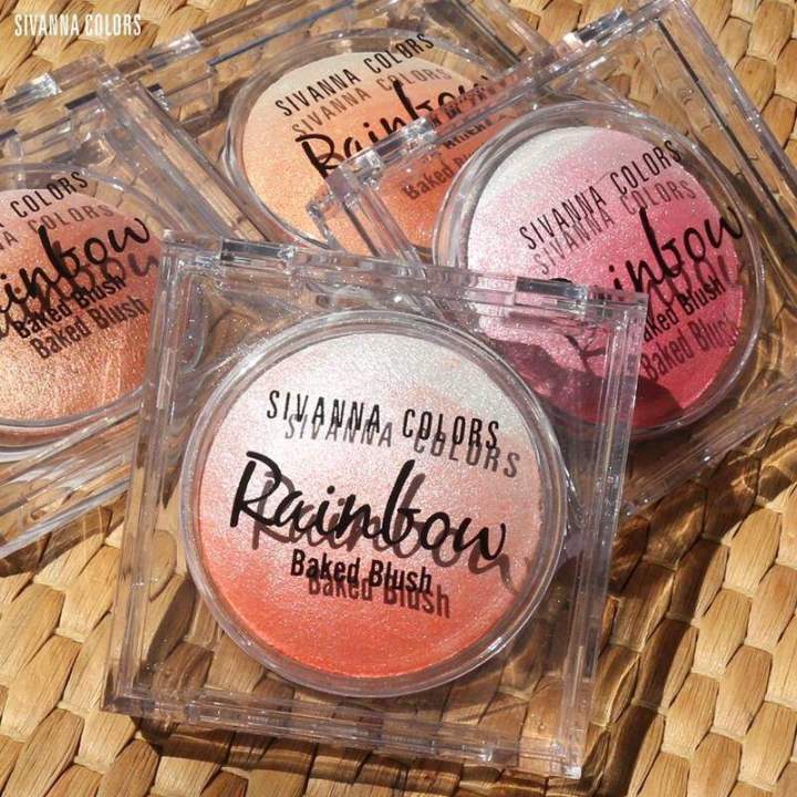 บลัชออน-sivanna-sivanna-colors-rainbow-baked-blush-hf370-เรนโบว์บลัชออน