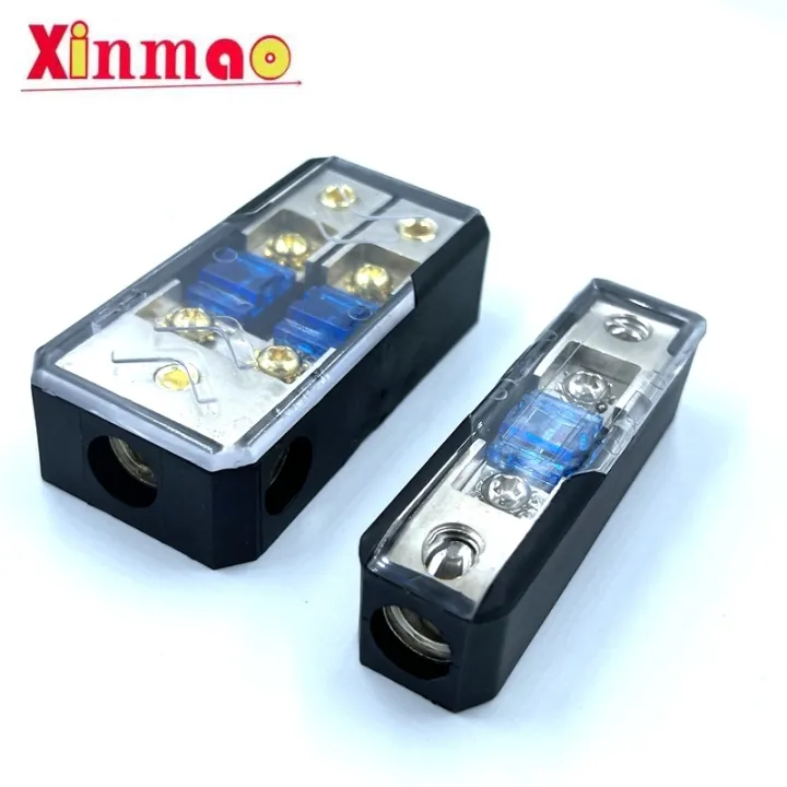 Car audio power fuse holder one in one out one in two out fuse box fuse