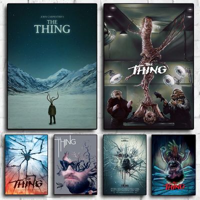 John Carpenter S Classic Horror Movie The Thing Canvas Art Poster - Ideal Home &amp; Bedroom Decor