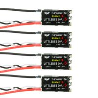 4 Pezzi FVT Precitto 20A Littlebee 20A-S ESC Blheli_S OPTO 2-4S Supporta Mulitshot Oneshot125 Oneshot42 Multicopter Pezzi Di Ricambio