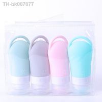 ♘❣  1pcs Hanging Silica Gel Packaging Bottle Sub Bottle Travel Set Travel Storage Bottle Porous Silicone Bottle Set Sub Package