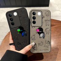 เคส Vivo V27 5G V27e หนังนิ่ม Y36 Y78 V23เคสใส่โทรศัพท์ลายเลเซอร์กันกระแทกสำหรับ V23e Y77 T1 X60X80X90 +