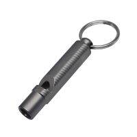 Simple Titanium Alloy Whistle Portable Whistle Outdoor Tool EDC Camping Hiking Survival kits