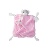 KALOO ผ้ากอด PLUME - PINK BEAR DOUDOU