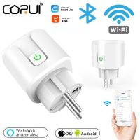 CORUI Tuya Smart Plug 20A EU Wifi Smart Socket Timing Function Smart Home Power Monitor Enchufe Inteligente Wife Умная Розетка Ratchets Sockets