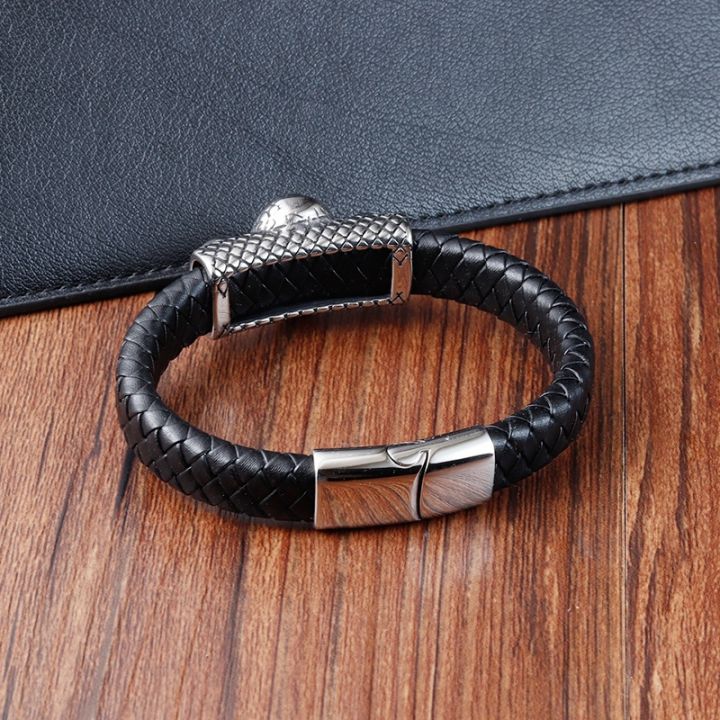 yp-cross-border-hot-sale-braided-leather-rope-mens-titanium-l20194