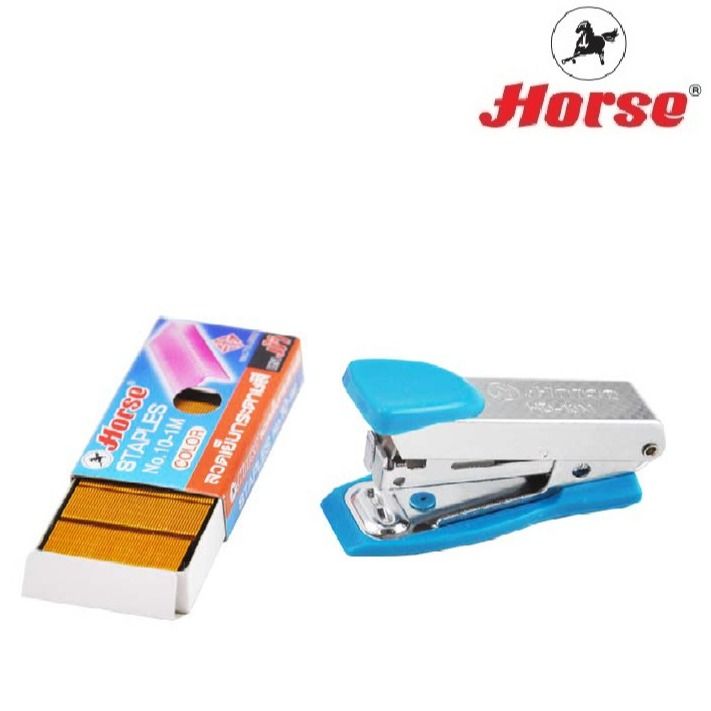 horse-ตราม้า-เครื่องเย็บกระดาษ-mini-ตราม้า-hd-10m-ลวดเย็บสี-1-กล่อง-จำนวน-1-ชุด