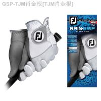 ถุงมือกอล์ฟ FootJoy RainGrip ถุงมือ FJ สำหรับผู้ชาย,ถุงมือแห้งเร็วทนทานต่อการฉีกขาดระบายอากาศได้ดี