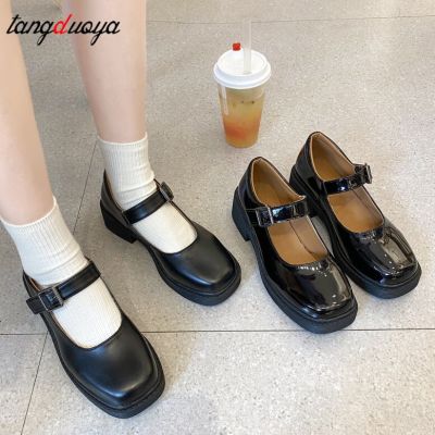 Mary Jane platform shoes Buckle Strap Round Toe autumn outdoor casual ladies lolita shoes student party shoes zapatos de mujer