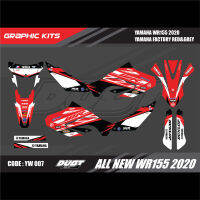 สติ๊กเกอร์วิบาก YAMAHA WR155R 2020 ทั้งคัน Graphic kit สติ๊กเกอร์เคลือบเงา สุดคุ้ม