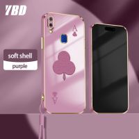 YBD Y95เคสสำหรับ Vivo Y95 Y93 Y91 Y91i 1807 1816 1817 1811 โทรศัพท์ ขั้นสูงมินิมอลลิสต์โป๊กเกอร์เทรนด์แฟชั่นสไตล์เปลือกนิ่มพร้อมฟรีสายคล้อง