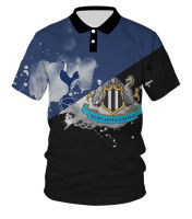 2023 new design- New Newcastle United F.C. Polo Shirt Short Sleeve Casual Cotton Mens Womens Polo T-Shirt 03