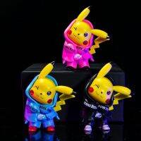 ใหม่10เซนติเมตรโปเกมอนอะนิเมะรูป Pikachu ตกแต่งรถตุ๊กตาอินเทรนด์ของเล่นของขวัญคริสต์มาส