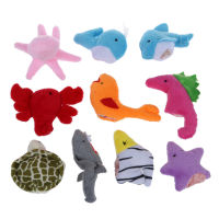 10PCS A SET Finger Puppet/Dolls/Toys Story-telling Props/Tools Babies/Kids/Children Toys,Marine animals