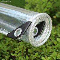 ◇ Waterproof Transparent PVC Tarpaulin With Eyelets Weatherproof Foldable 0.39mm Rain Cover Garden Furniture Plants Greenhouse