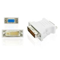 Konverter Adaptor Soket DVI D Jantan Ke VGA Betina Konverter Adaptor VGA Ke DVI/24 5 Pin Konverter Adaptor Betina Ke VGA