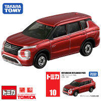 Tomydomeca อัลลอยรถรุ่นของเล่นกล่องสีแดงและสีขาว No.10มิตซูบิชิ O Utlander SUV 188278