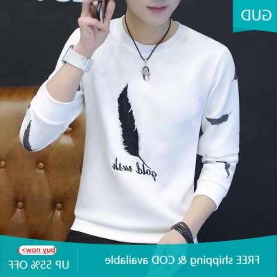 CODTheresa Finger 🔥𝐑𝐞𝐚𝐝𝐲 𝐒𝐭𝐨𝐜𝐤 GUD 👕 M-2XL 2021 Autumn New Mens Sweater Fashion Mens Long-sleeved Autumn Clothes Youth Casual Pullover Sweater Mens Round Neck