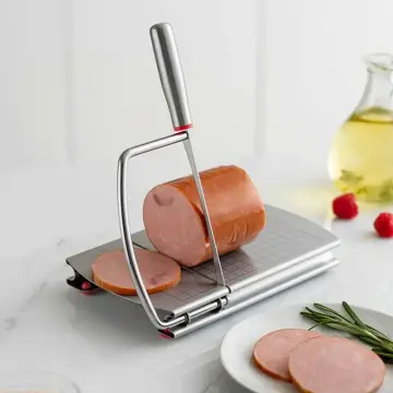 Stainless Steel Ham Slicer Lunch Meat Slicer Banana Cutter Egg Sausage  Slicer Home Multifunctional Kitchen Gadgets New 