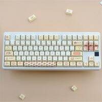 129คีย์/ชุด GMK ตัวครอบปุ่มคีย์บอร์ดสุนัขขนมปัง PBT สีย้อมฟ้องกระบวนการเชอร์รี่โปรไฟล์ Keycaps สำหรับ61 64 68 75 84 84 96 980เลย์เอาต์108 104