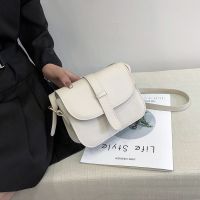 [COD] bag womens 2021 new trendy fashion spring western style simple one shoulder Messenger square