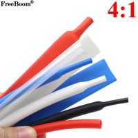 1M Heat Shrink Tube with Glue Adhesive Lined 4:1 Dual Wall Tubing Dia 4 6 8 12 16 20 24 32 40 52 mm Sleeve Wrap Wire Cable kit