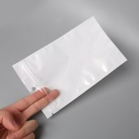 ⊕ 50/100PCS 9 Size Transparent Self Seal Zipper Plastic Jewelry Packaging Pack Poly Bag Ziplock Zip Lock Storage Bag With Hole