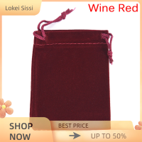 Lokei 10 pcs Velvet drawstring กระเป๋าเครื่องประดับ Christmas Gift BAG บรรจุถุง7x9cm