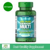 Puritans Pride ABC Plus Senior Multivitamin Multi-Mineral Formula with Zinc 120 Caplets